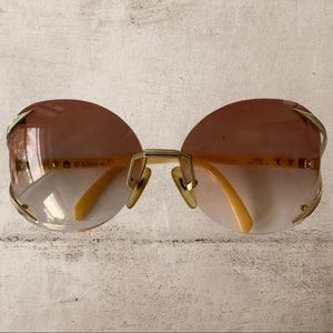 Vintage 80s Christian Dior Oversized Sunglasses